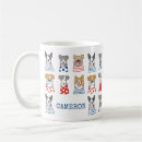 Recherche de illustration de chien tasses Drôle