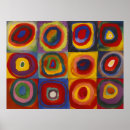 Recherche de cercles concentriques posters Abstrait