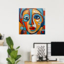 Recherche de visage abstrait art Bizarre