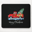 Recherche de camion rouge tapis souris Vintage