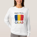 Recherche de tchadien tshirts Drapeau