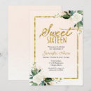 Suche nach floral sweet 16 einladungen Mädchenhaft