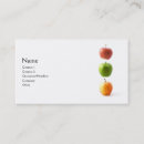 Recherche de verger cartes visite Simple