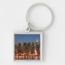 Recherche de paysage urbain porteclés Manhattan