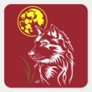 Recherche de loups autocollants Pour elle