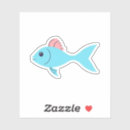 Recherche de nageoires autocollants Poisson
