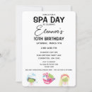Recherche de un jour au spa invitations Pour enfants