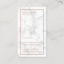 Recherche de rose or cartes visite Marbre