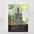Recherche de house halloween invitations Parti