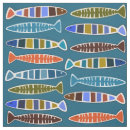 Suche nach fischen stoffe Bunt