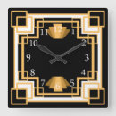 Recherche de les années 20 horloges Géométrique