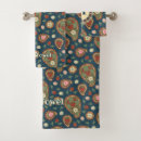 Recherche de paisley bain serviettes Floral