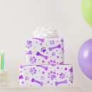 Recherche de os de chien papier cadeau Empreintes de pattes