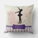 Recherche de danse de ballerine coussins Danseuse de ballet