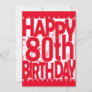 Suche nach glücklicher 80 geburtstag einladungen Geburtstagsgeschenk