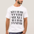 Recherche de de chiffre romain tshirts Nombres