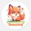 Suche nach kawaii fuchs aufkleber Niedlich