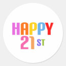 Recherche de 21 ans autocollants Célébration