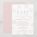 Suche nach rosa schneeflocken einladungen Winter