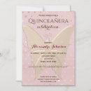 Recherche de elegant rose gold quinceanera invitations Papillon