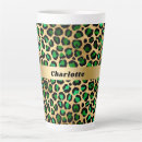 Recherche de motif léopard tasses Noir