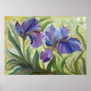 Recherche de beau pourpre posters Floral