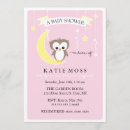 Recherche de petits hiboux invitations Rose