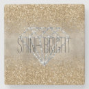 Suche nach silber und gold untersetzer Glitzer