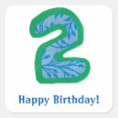 Suche nach nummer zwei aufkleber 2 geburtstag