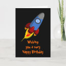 Suche nach raumschiff geburtstag karten Rakete