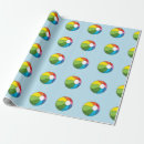 Recherche de thème de plage papier cadeau Coloré