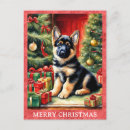 Recherche de berger allemand joyeux noël cartes postales Dog