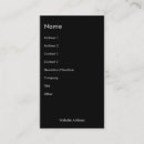 Recherche de obscurité cartes visite Nuit