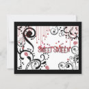 Suche nach schwarz weiße rote einladungen Abstrakt