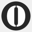 Recherche de lettre o autocollants Alphabet