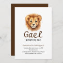 Recherche de roi lion invitations Animal safari