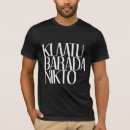 Recherche de gort tshirts Klaatu