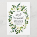 Recherche de eucalyptus bridal shower invitations Vert et blanc
