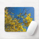 Recherche de feuille jaune tapis souris Chute