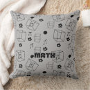 Recherche de gris noir coussins Retour à l'école