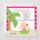 Recherche de hula baby shower invitations Plage