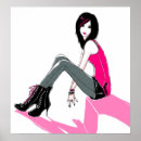 Suche nach rosa stiefel poster Mädchen