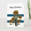 Recherche de chat noir anniversaire cartes Fleurs