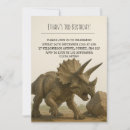 Recherche de triceratops invitations Préhistorique