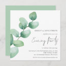 Recherche de modern watercolor invitations Eucalyptus