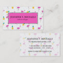 Recherche de fruit exotique cartes visite Monogramme