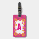 Recherche de fleurs roses bagages étiquettes Pour enfants