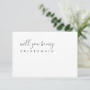 Recherche de témoin invitations Minimaliste boho noir blanc