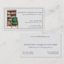 Recherche de revendeurs cartes visite Antique