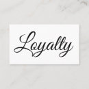 Suche nach loyalität visitenkarten Minimalist